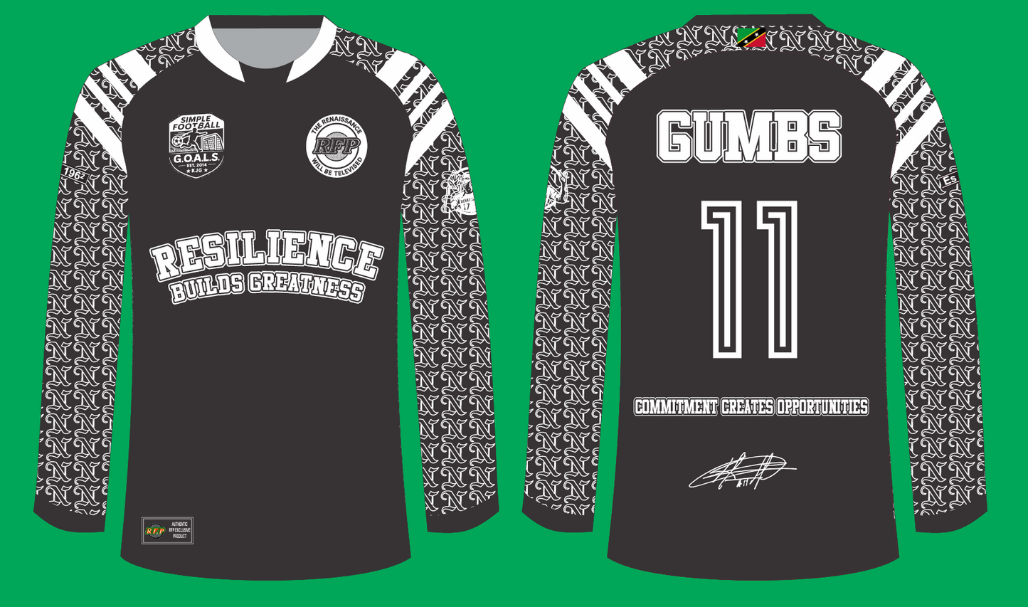 King Kayamba Gumbs Honorary Renaissance Jersey (Long Sleeve) – Limited Edition