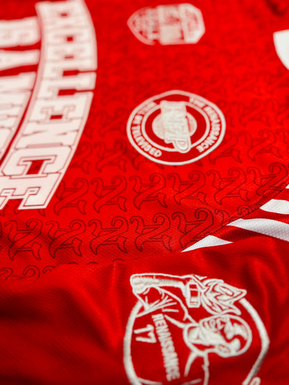 Kayamba Legend Series: Honorary Jersey of Excellence (Red, Short Sleeve)