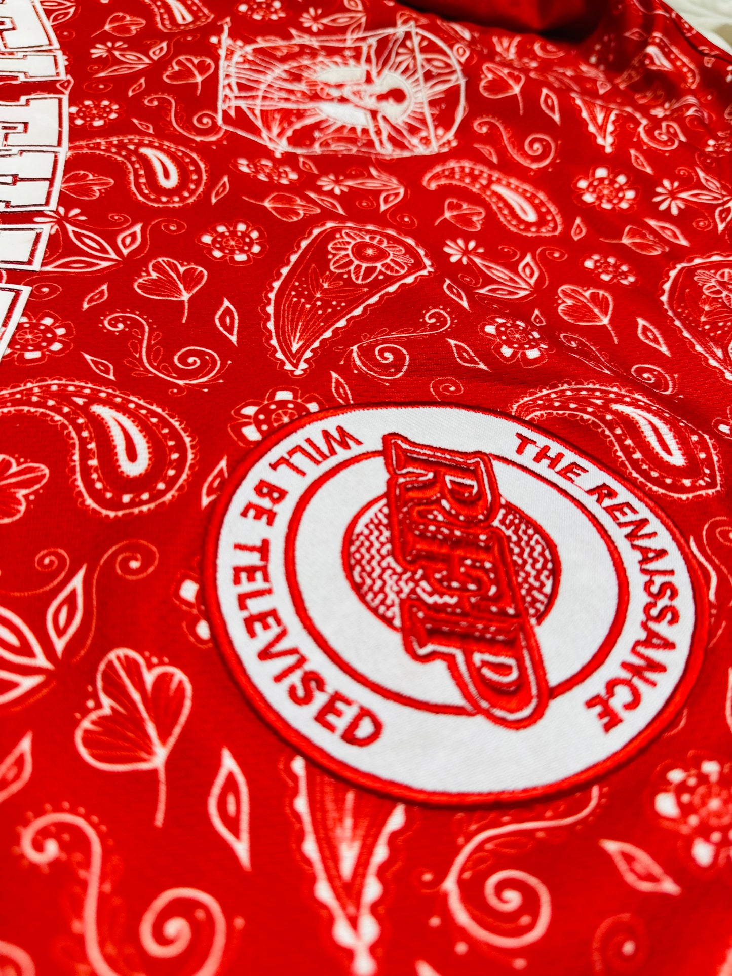 Red Bandana Renaissance Jersey – Short Sleeve