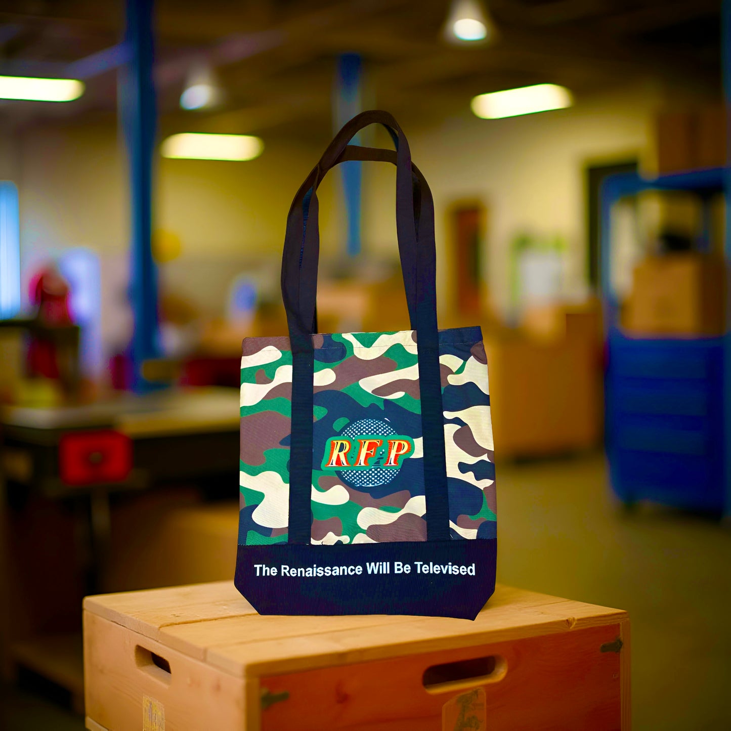 Renaissance Camo Tote Bag – Built for Creators, Thinkers & Movers
