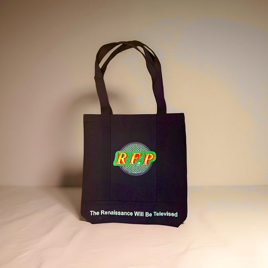 Renaissance Black Signature Tote – Minimal. Bold. Elevated.