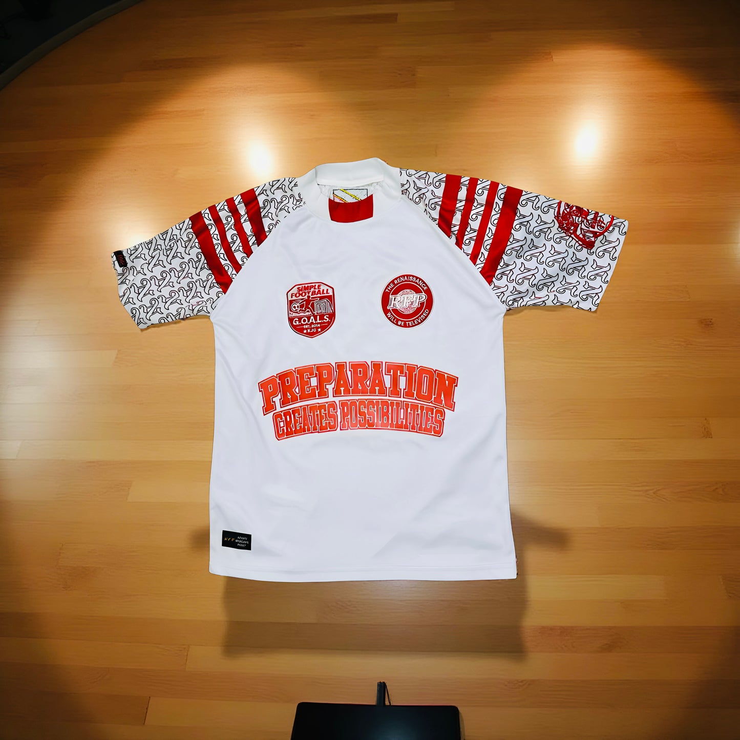 Kayamba Legend Series: Honorary Jersey of Preparation (White, Short Sleeve)