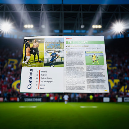 King Kayamba Gumbs Soccer Magazine & Player Card – Legacy Edition