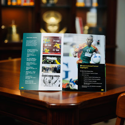 King Kayamba Gumbs Soccer Magazine & Player Card – Legacy Edition