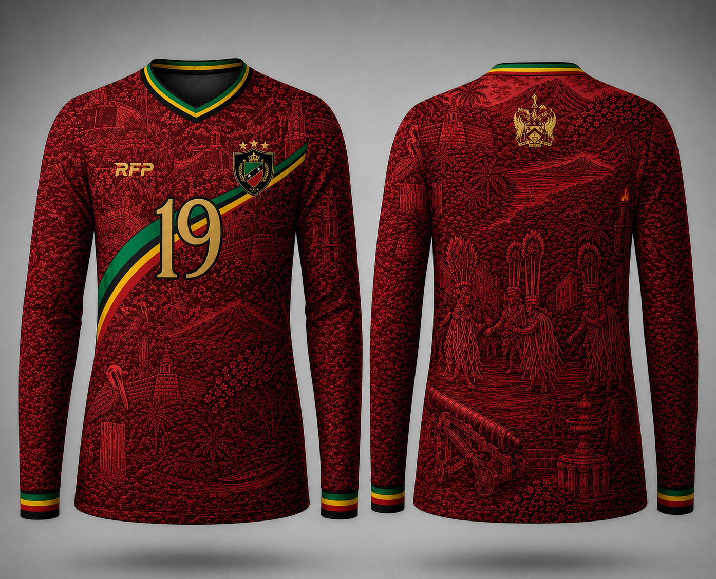Sovereign Scarlet Soccer Jersey