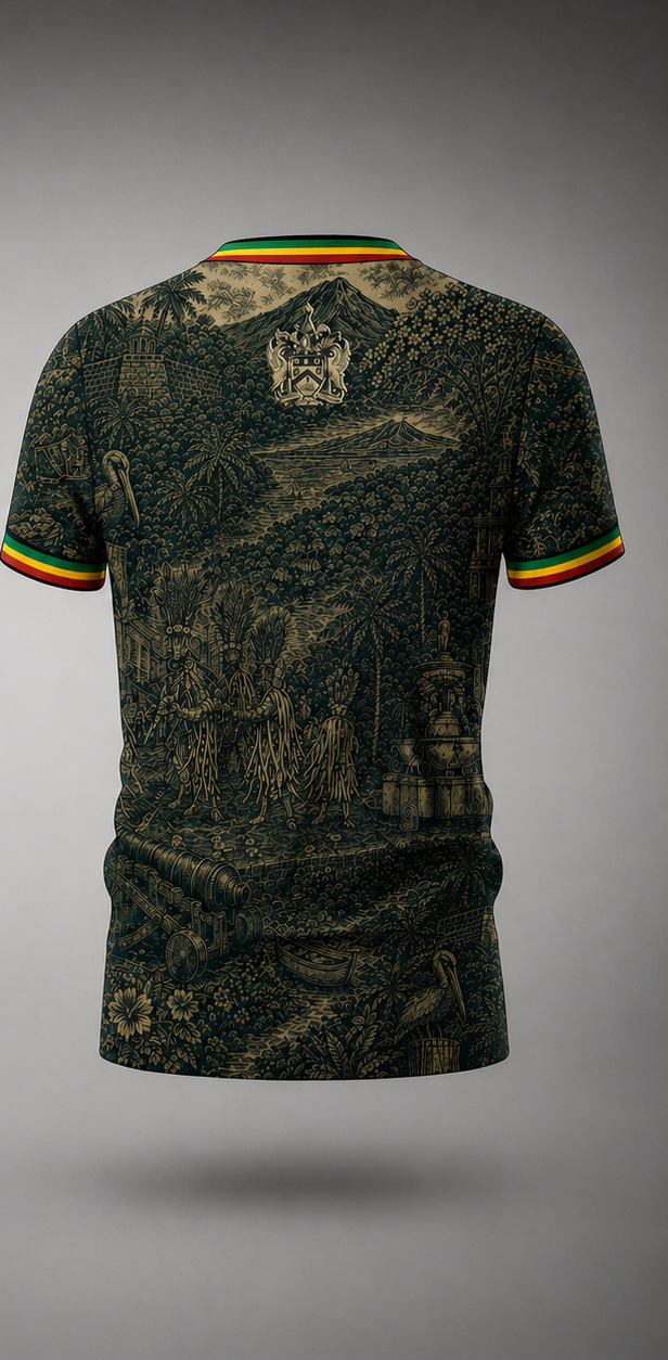 Cane & Gold Soccer Jersey