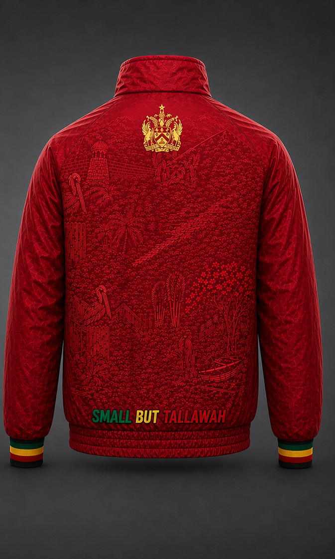 The Liaison - Red Windbreaker Jacket