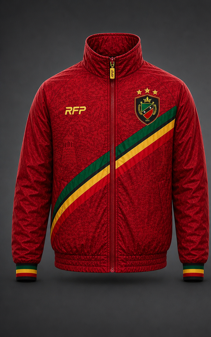 The Liaison - Red Windbreaker Jacket