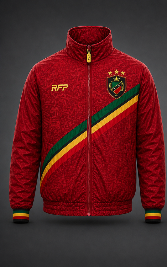 The Liaison - Red Windbreaker Jacket