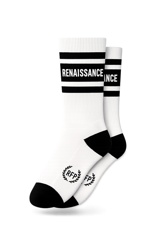 The Renaissance Sock — White