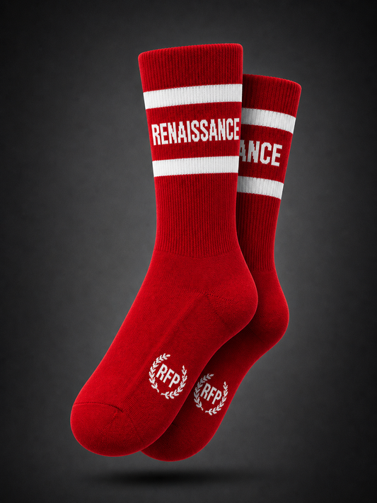 The Renaissance Sock — Red