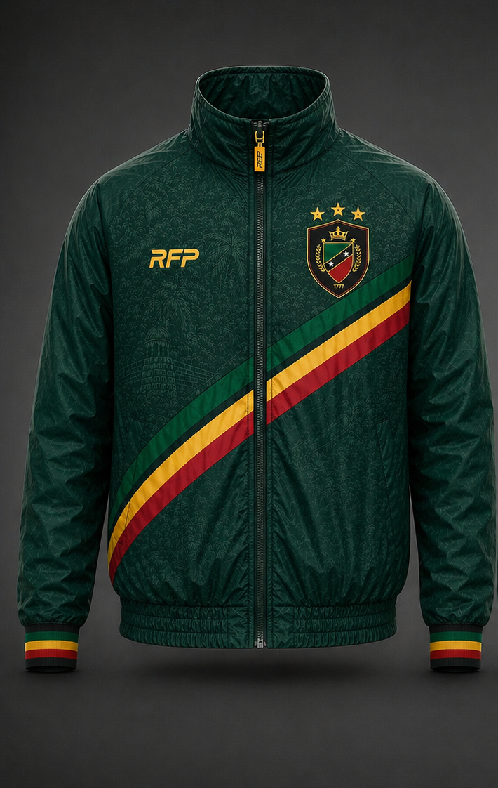 The Liaison — Green Windbreaker Jacket