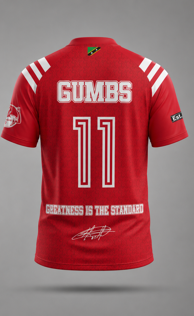 Kayamba Legend Series: Honorary Jersey of Excellence (Red, Short Sleeve)