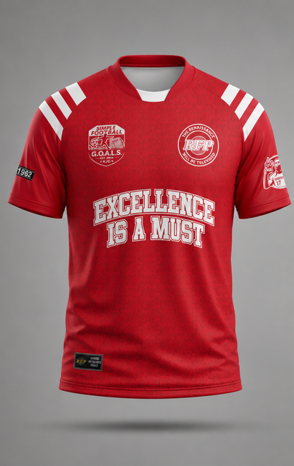 Kayamba Legend Series: Honorary Jersey of Excellence (Red, Short Sleeve)
