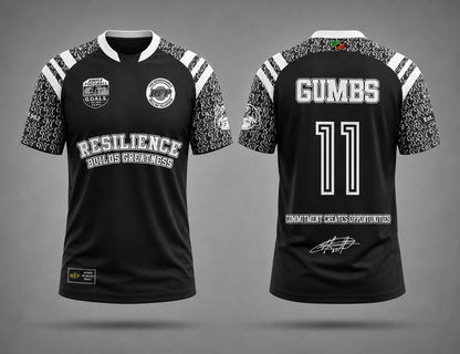 Kayamba Legend Series: Honorary Jersey of Resilience (Black, Short Sleeve)