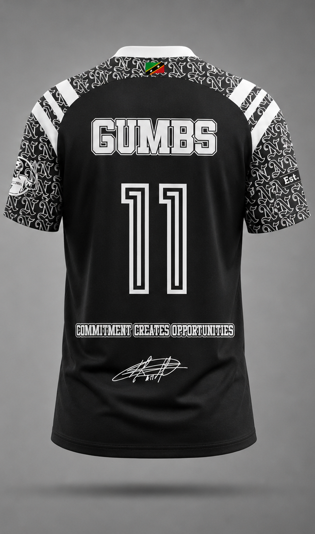 Kayamba Legend Series: Honorary Jersey of Resilience (Black, Short Sleeve)