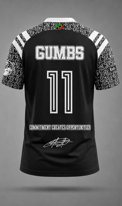 Kayamba Legend Series: Honorary Jersey of Resilience (Black, Short Sleeve)