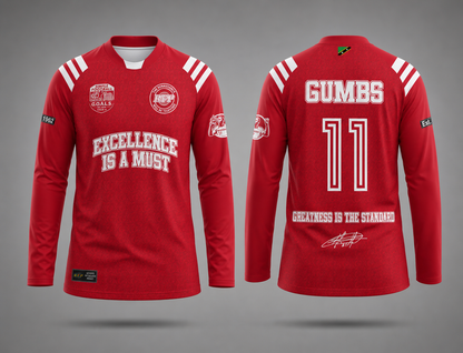 Kayamba Legend Series: Honorary Jersey of Excellence (Red, Long Sleeve)