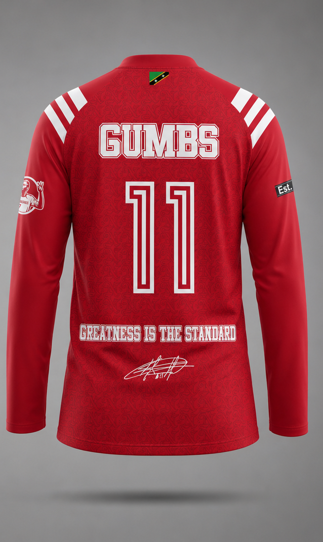 Kayamba Legend Series: Honorary Jersey of Excellence (Red, Long Sleeve)