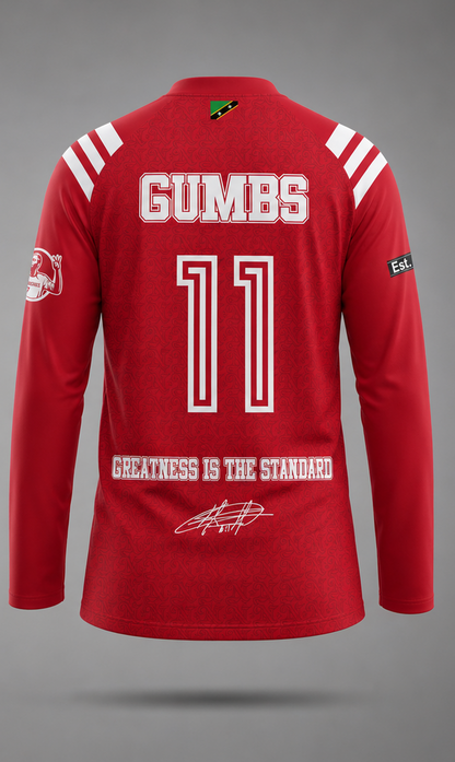Kayamba Legend Series: Honorary Jersey of Excellence (Red, Long Sleeve)