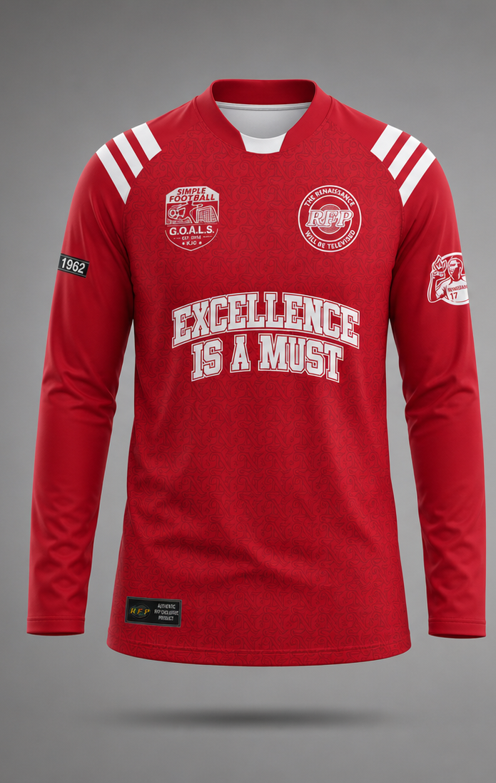 Kayamba Legend Series: Honorary Jersey of Excellence (Red, Long Sleeve)
