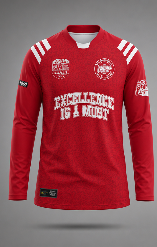 Kayamba Legend Series: Honorary Jersey of Excellence (Red, Long Sleeve)
