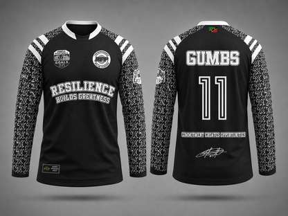 Kayamba Legend Series: Honorary Jersey of Resilience (Black, Long Sleeve)