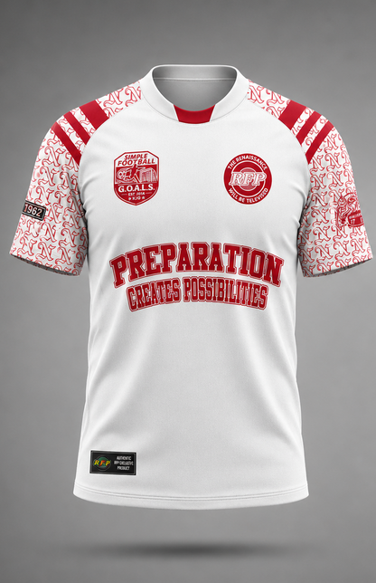 Kayamba Legend Series: Honorary Jersey of Preparation (White, Short Sleeve)