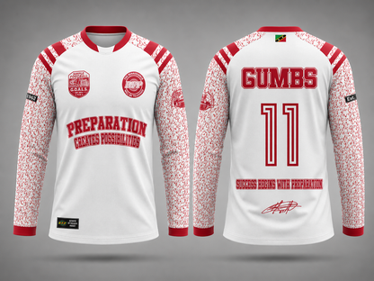 Kayamba Legend Series: Honorary Jersey of Preparation (White, Long Sleeve)