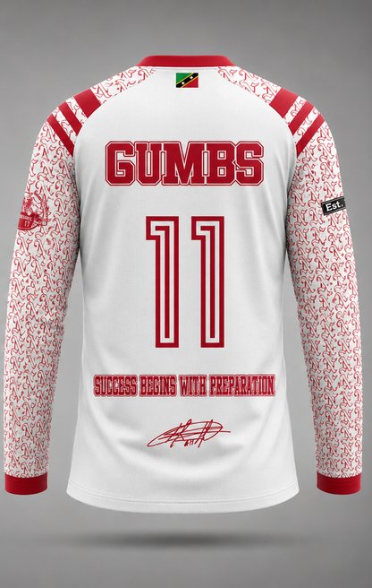 Kayamba Legend Series: Honorary Jersey of Preparation (White, Long Sleeve)