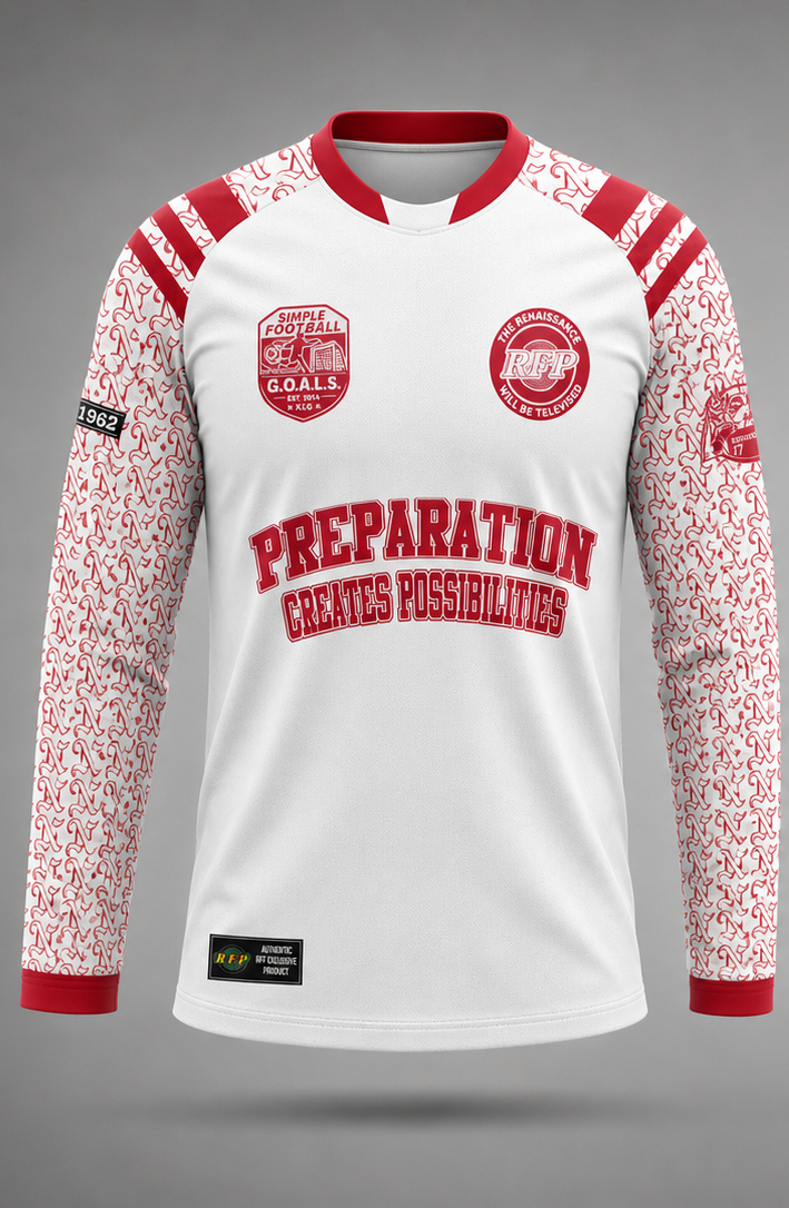 Kayamba Legend Series: Honorary Jersey of Preparation (White, Long Sleeve)