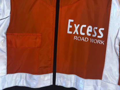 RoadWork Waterproof Construction Windbreaker - Highlighted Orange