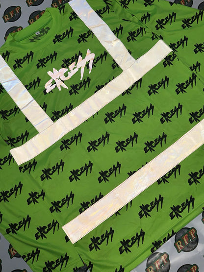 Road Work High-Visibility Construction Shirt — Excess Edition - Green