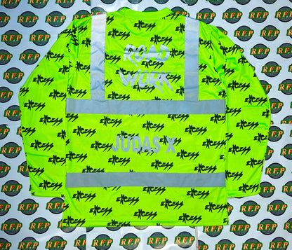 Road Work High-Visibility Construction Shirt — Excess Edition - Green