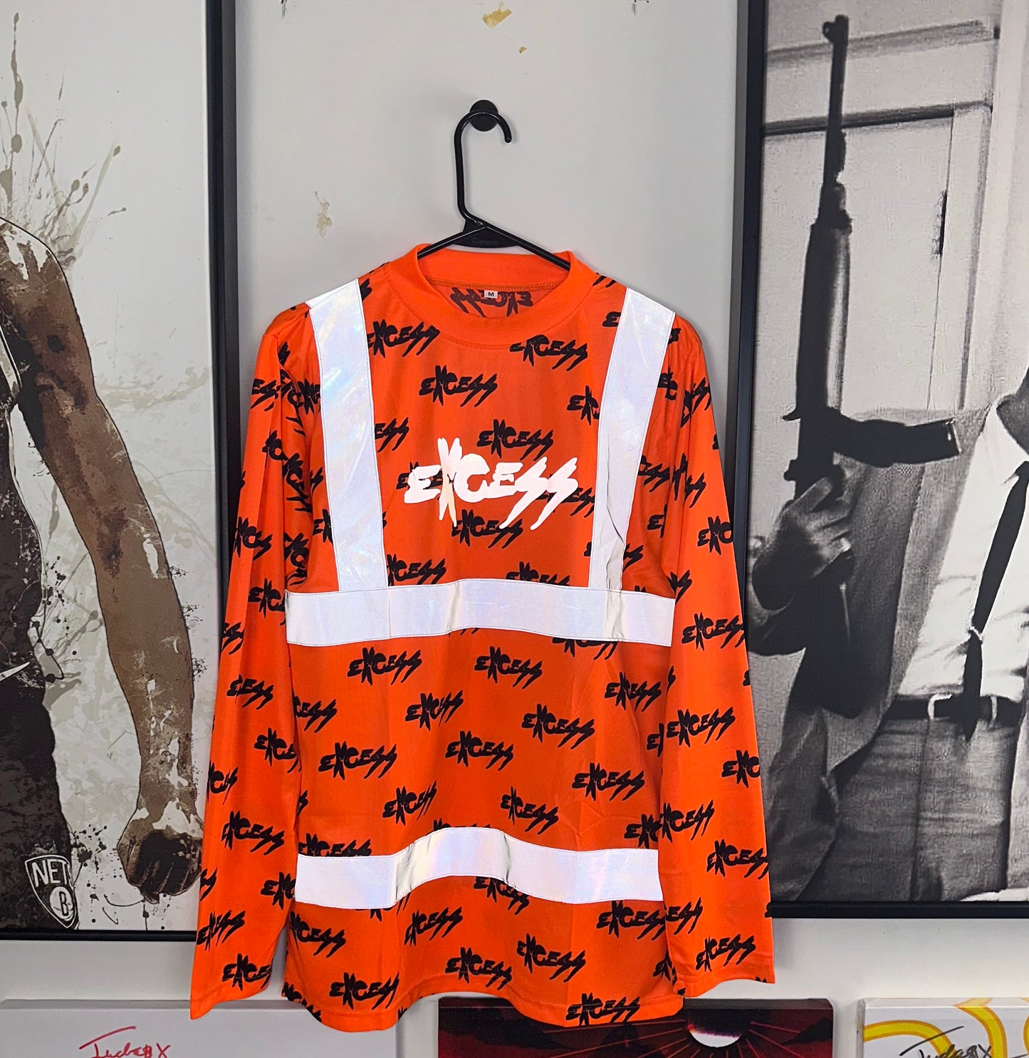 Road Work High-Visibility Construction Shirt — Excess Edition - Orange