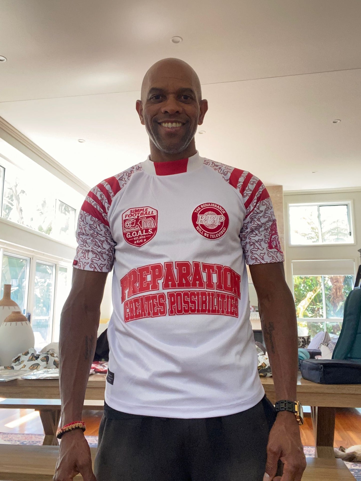 Kayamba Legend Series: Honorary Jersey of Preparation (White, Short Sleeve)