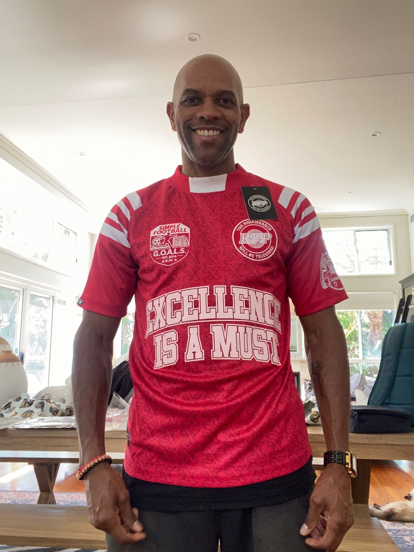 Kayamba Legend Series: Honorary Jersey of Excellence (Red, Short Sleeve)