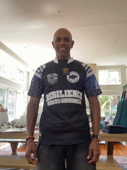 Kayamba Legend Series: Honorary Jersey of Resilience (Black, Short Sleeve)