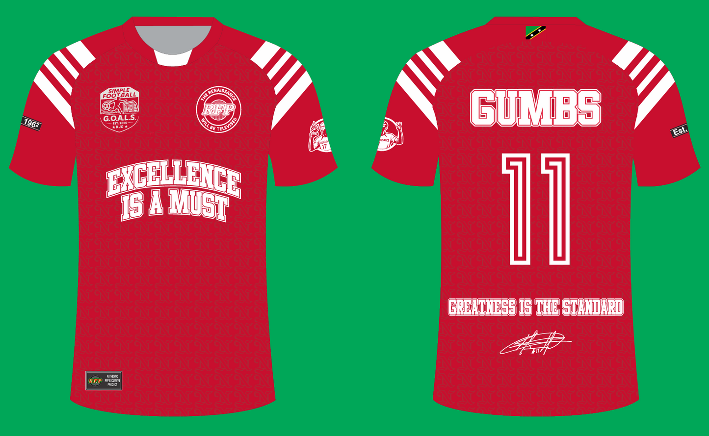King Kayamba Gumbs Honorary Renaissance Jersey (Short Sleeve) – Limited Edition