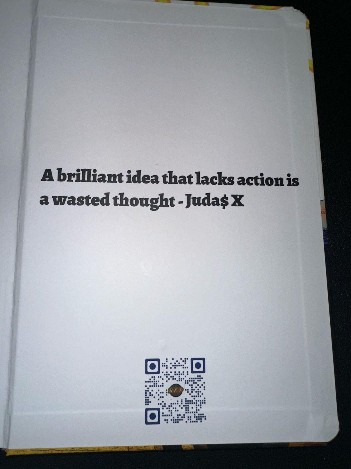 The RFP Reflection Journal - Hard Cover Notebook