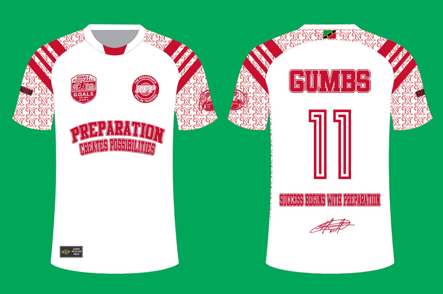 King Kayamba Gumbs Honorary Renaissance Jersey (Short Sleeve) – Limited Edition