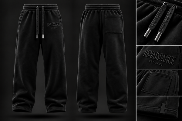 Renaissance Form 1 FW 26 trouser black design mockup