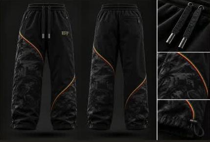 Sovereign Heritage Windbreaker Pants — design mockup